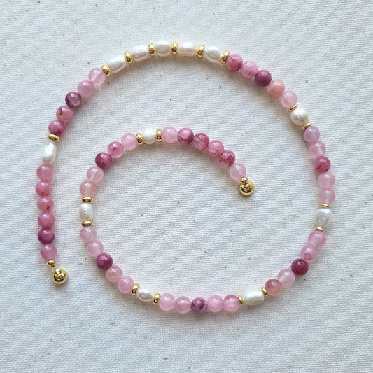 Millie Necklace Pink