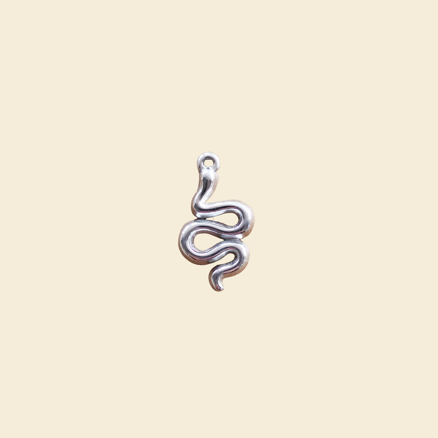 Slither Charm Silver