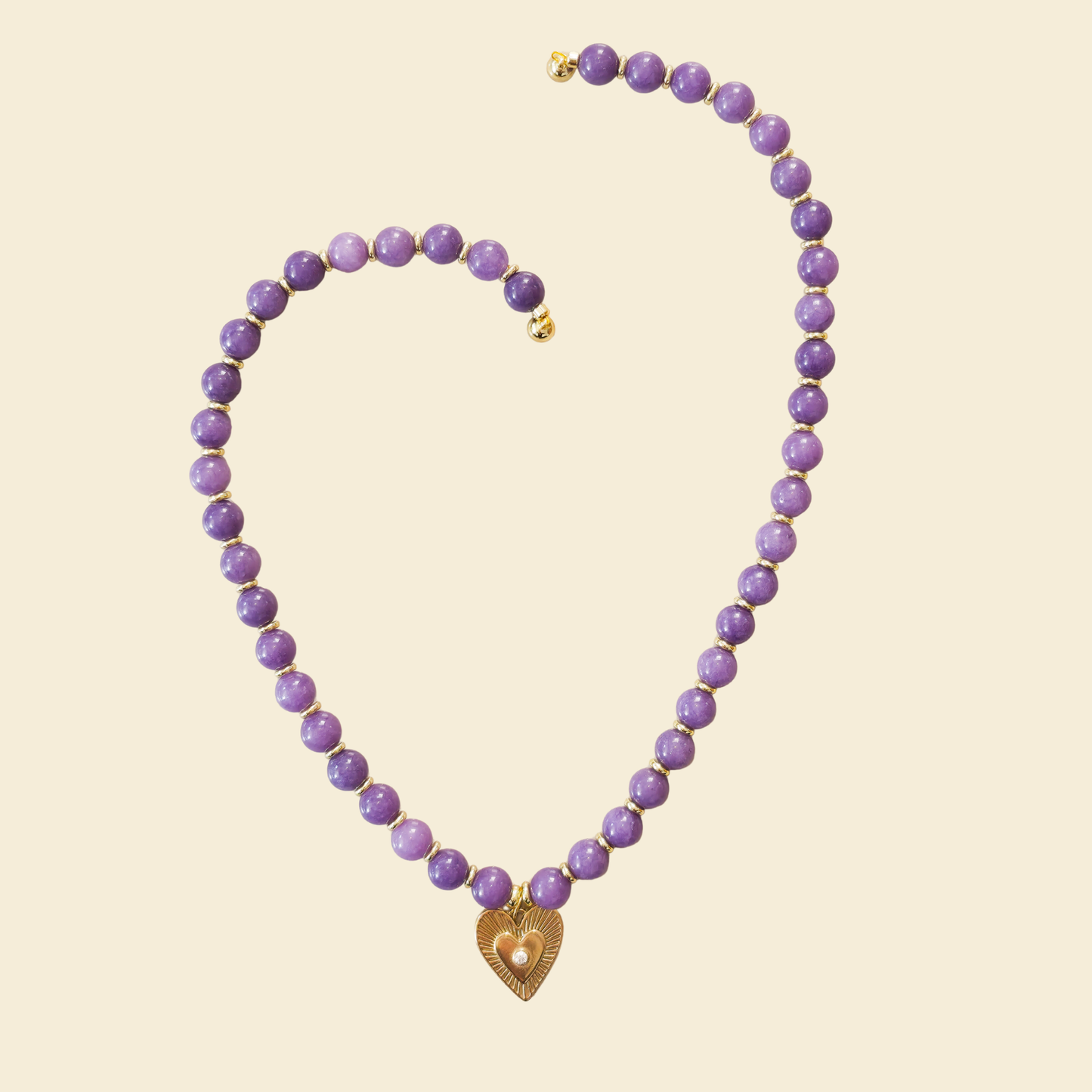Lenny Necklace Purple