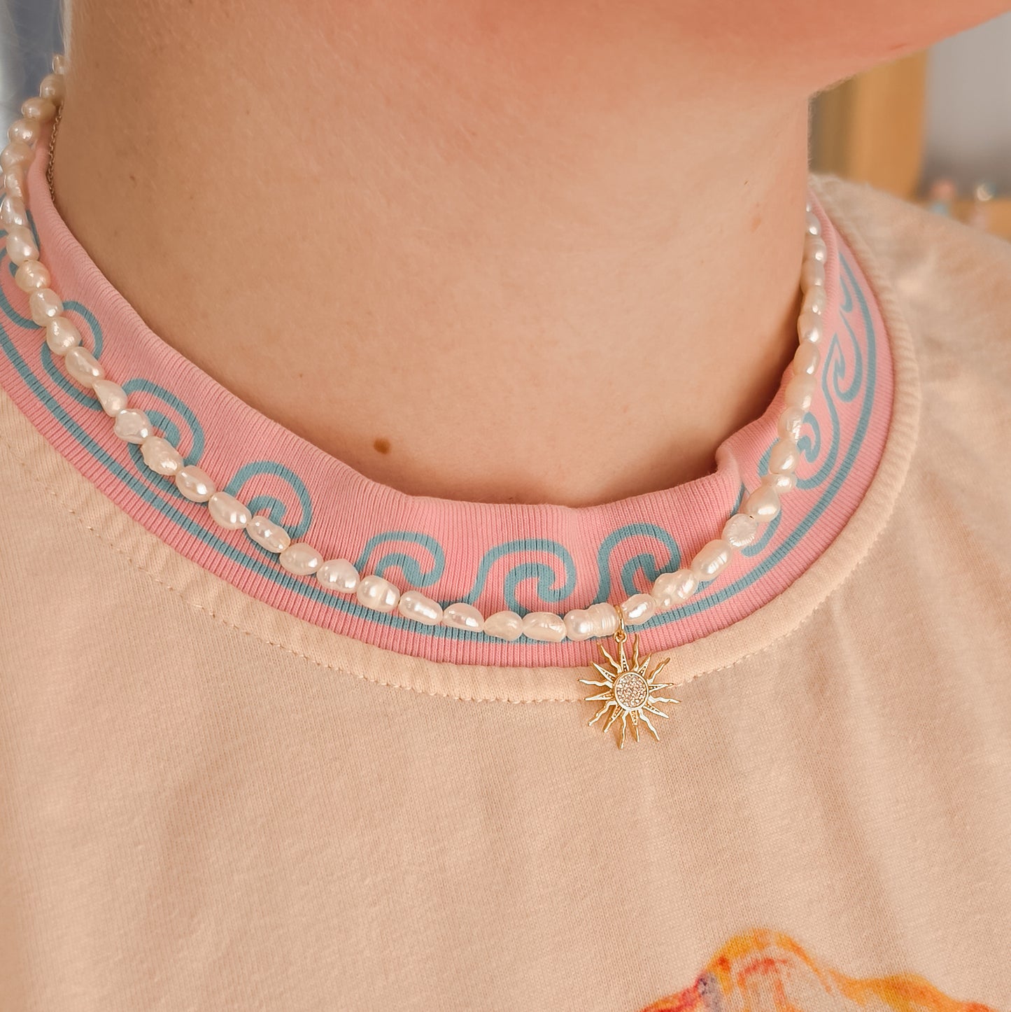 Summer Pearl Necklace